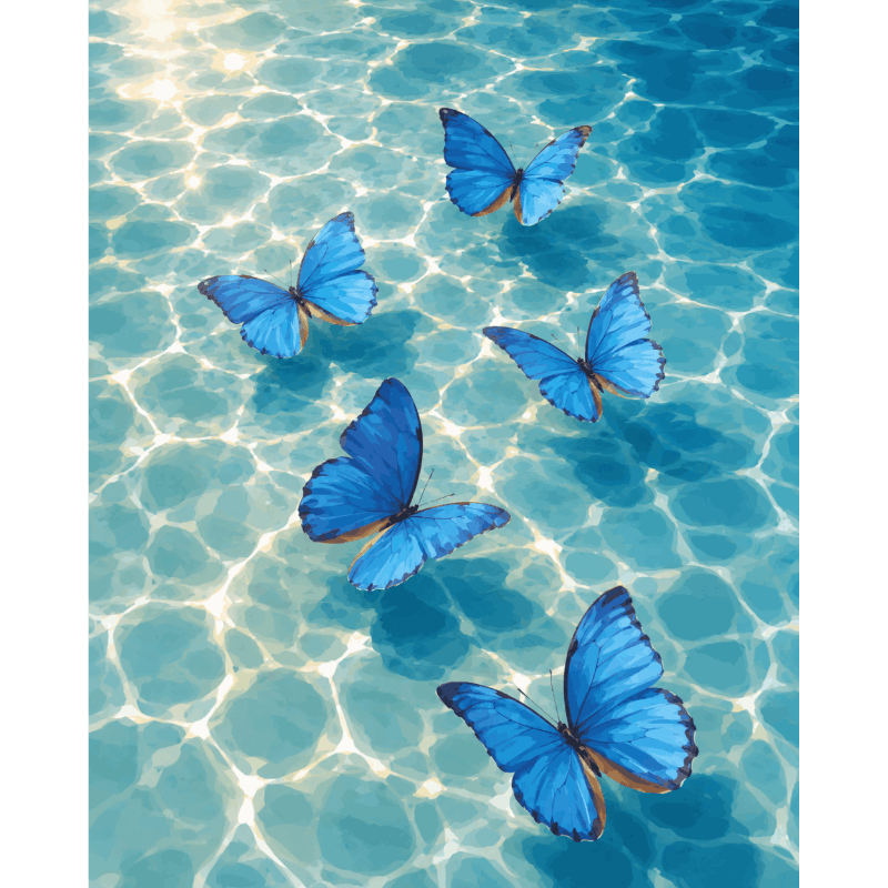 Butterfly Oasis | Paint by Numbers