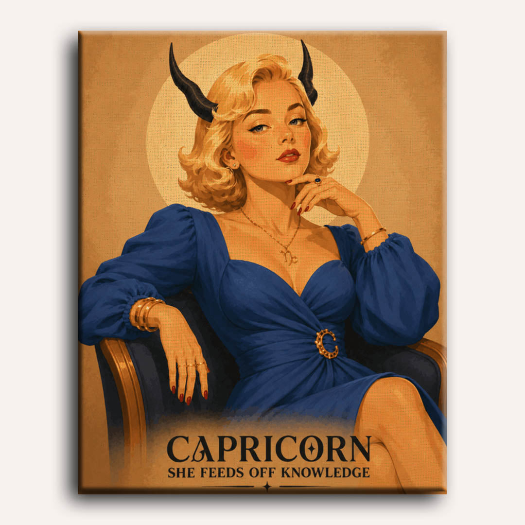 Capricorn Lady | Paint by Numbers