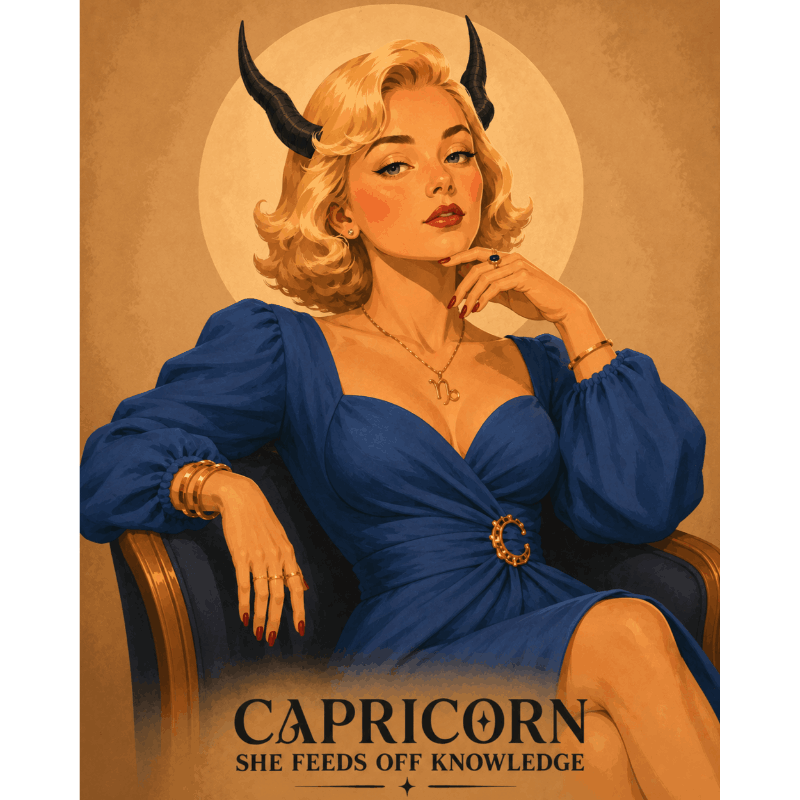 Capricorn Lady | Paint by Numbers