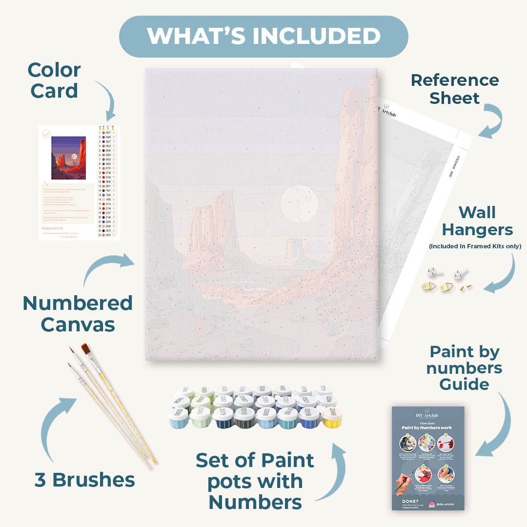 Monument Valley | Paint by Numbers