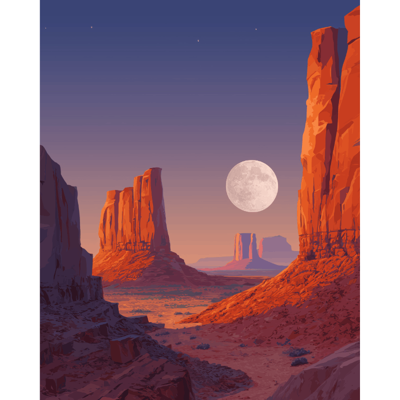 Monument Valley | Paint by Numbers