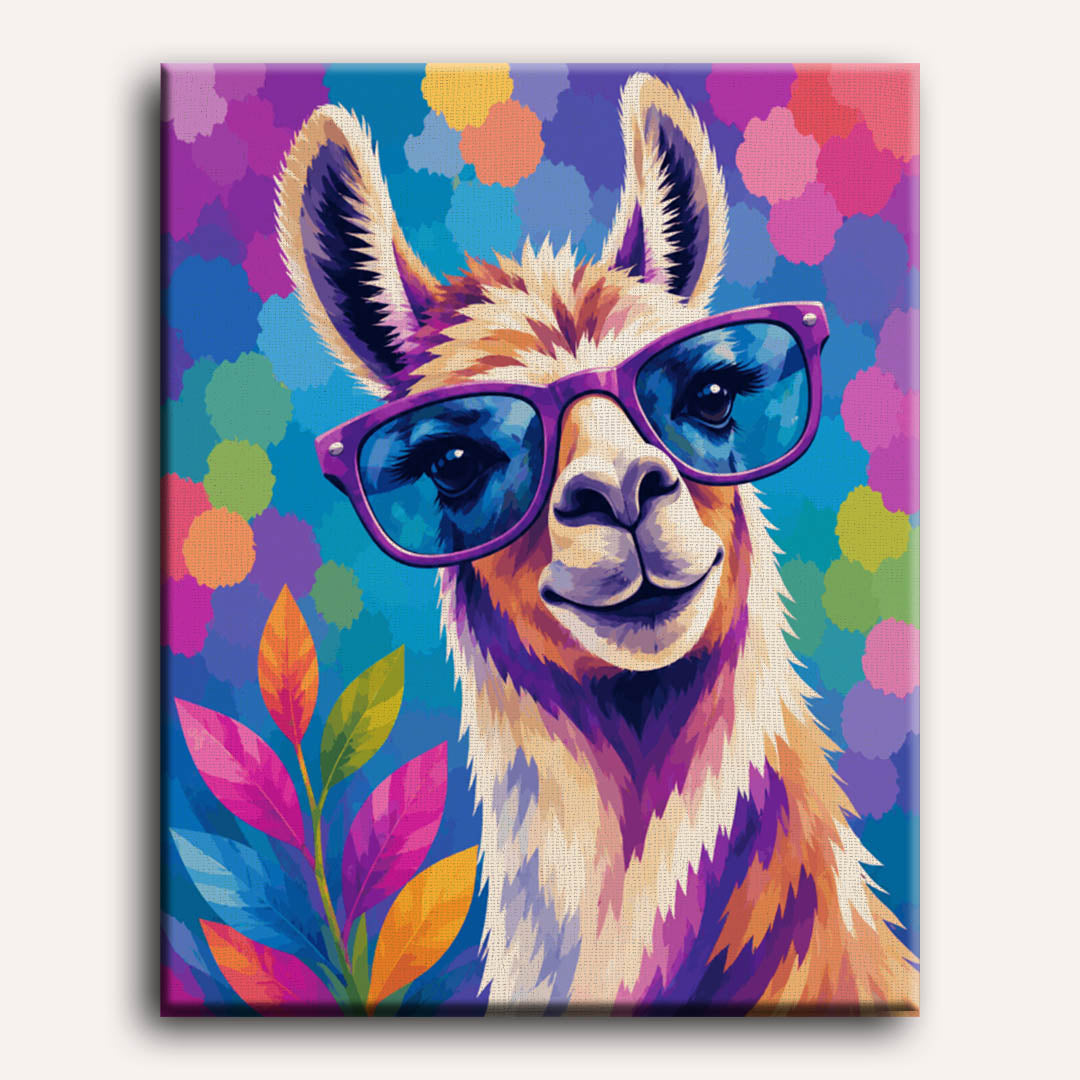 Funny Llama | Paint by Numbers