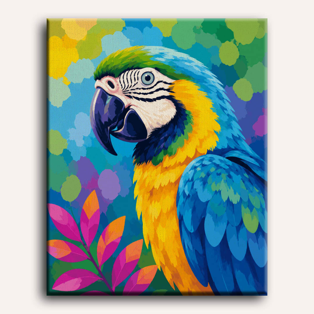 Bright Like Parrot | Paint by Numbers