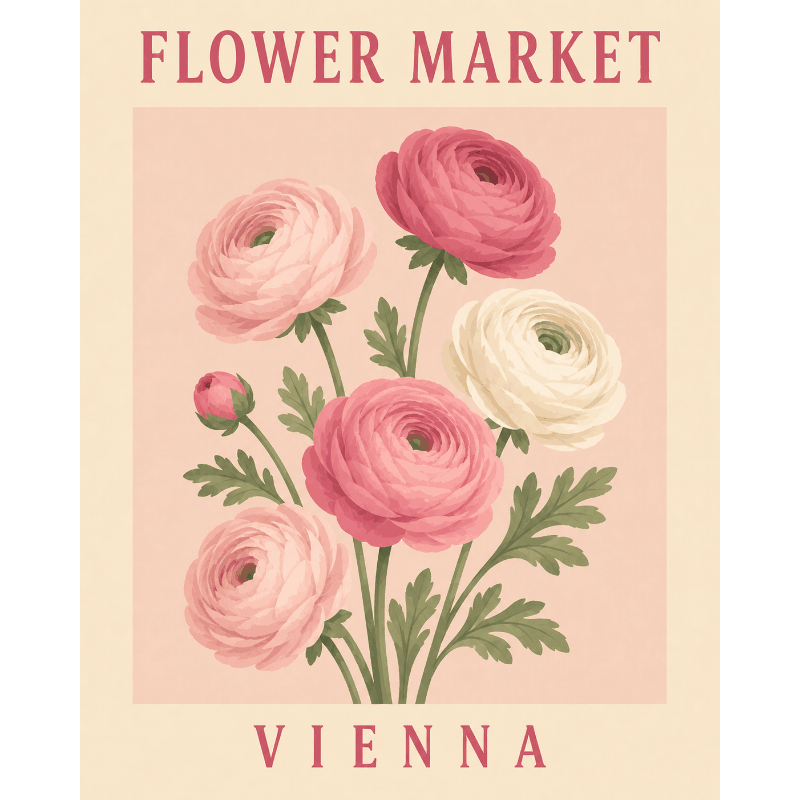 Vienna Flowers | Paint by Numbers