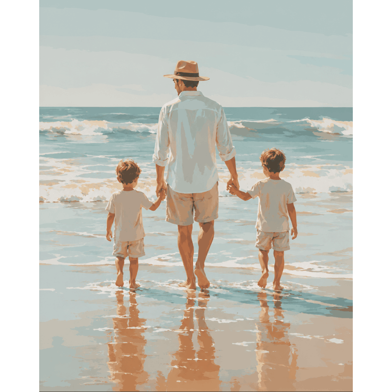 Father & Sons | Paint by Numbers
