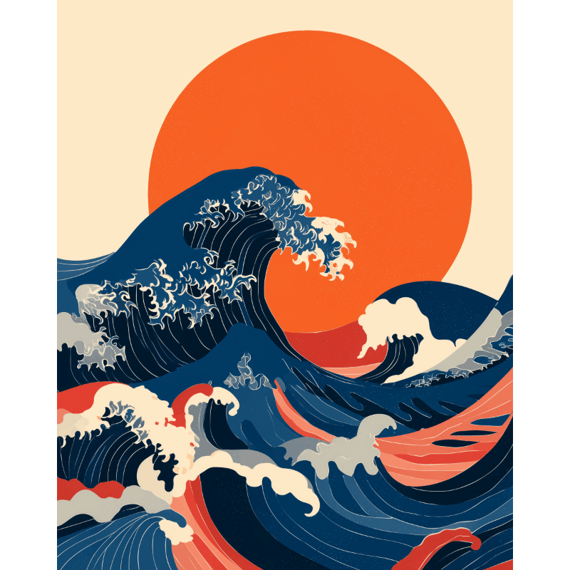 Sunwave | Paint by Numbers
