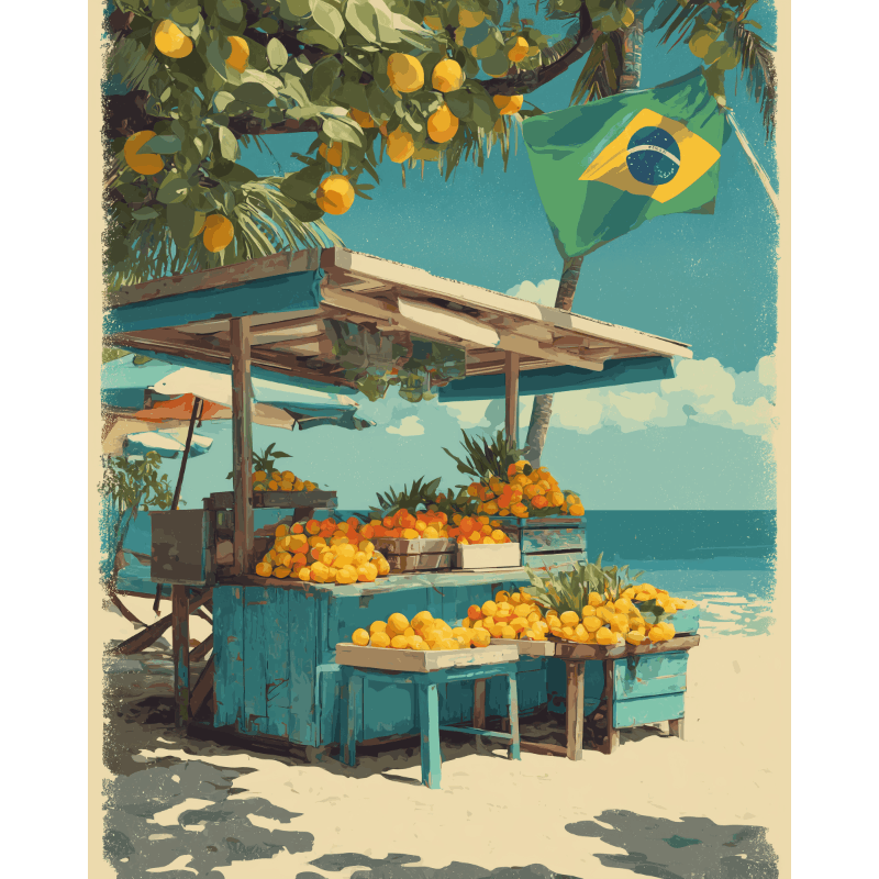 The Taste of Sunshine | Paint by Numbers