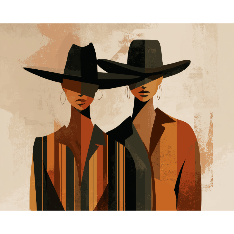 The Silent Pair | Paint by Numbers