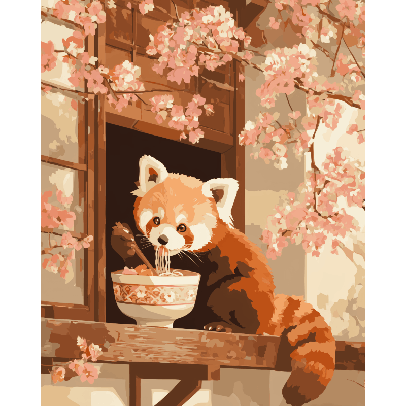 Petals & Noodles | Paint by Numbers