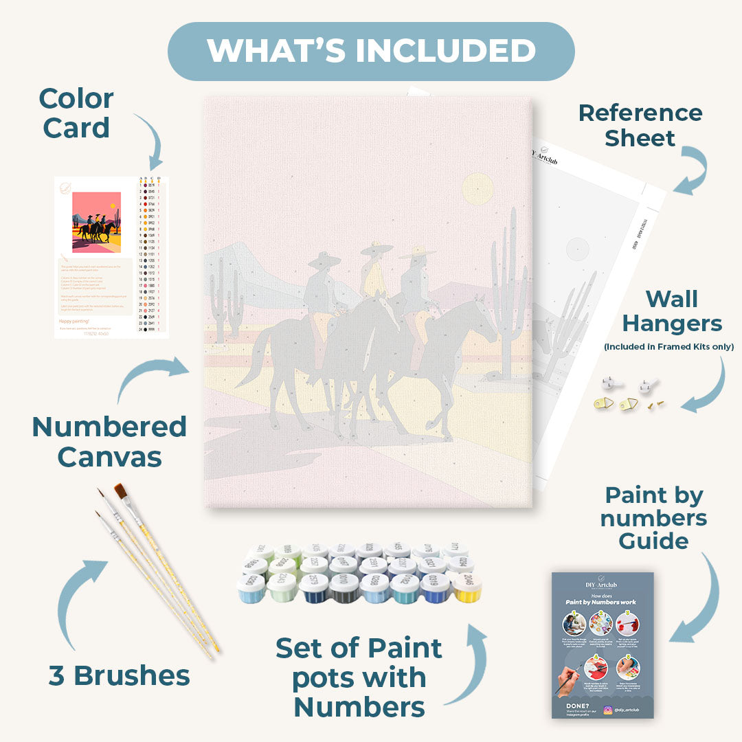Cowboys | Paint by Numbers
