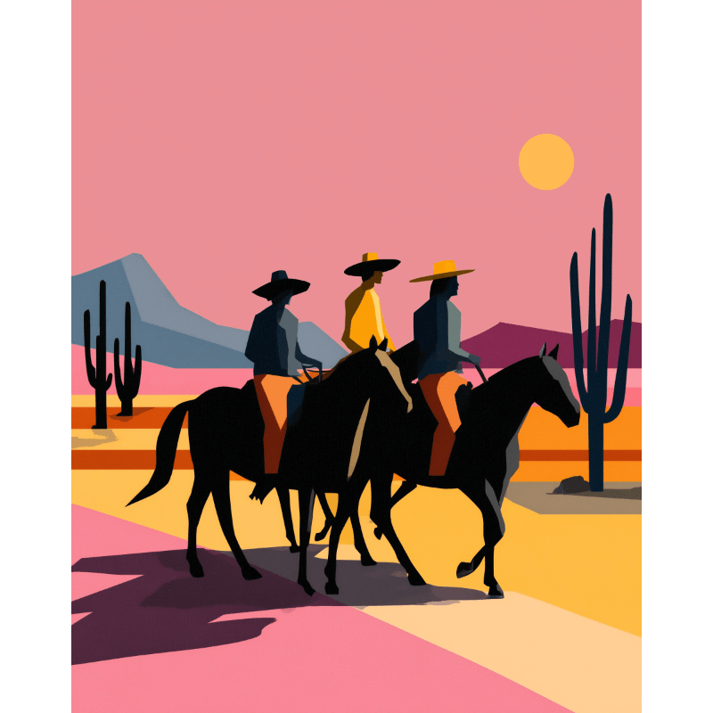 Cowboys | Paint by Numbers