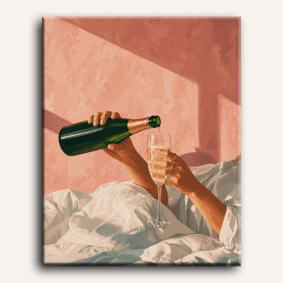 Bubbles in Bed | Paint by Numbers