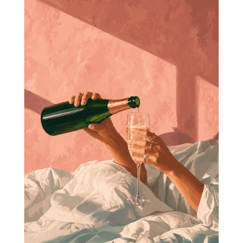 Bubbles in Bed | Paint by Numbers