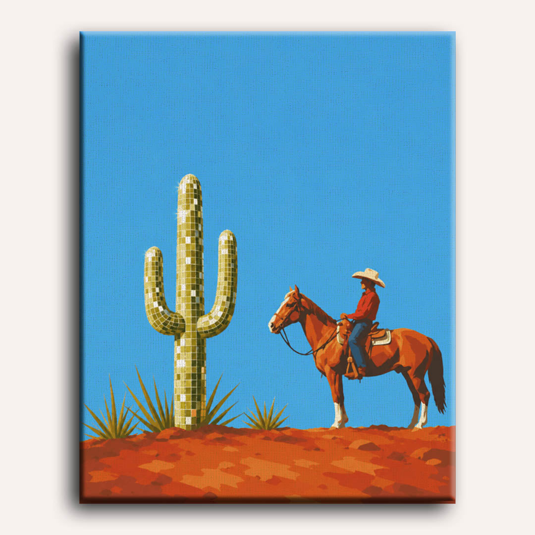 Disco Cowboy | Paint by Numbers
