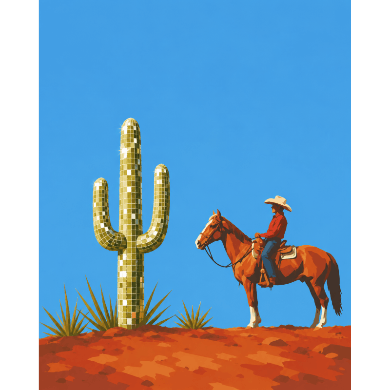 Disco Cowboy | Paint by Numbers