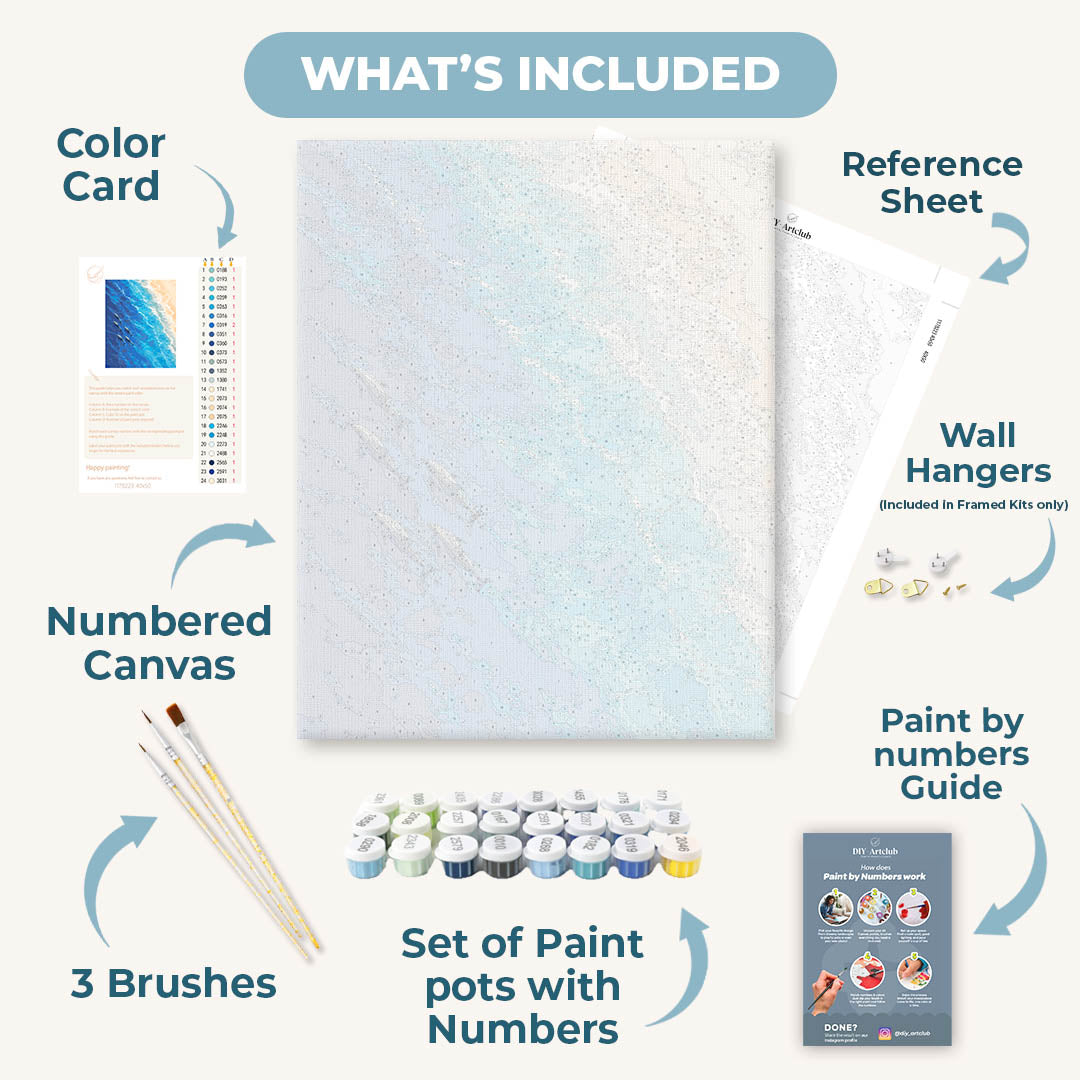 Dolphins From Above | Paint by Numbers