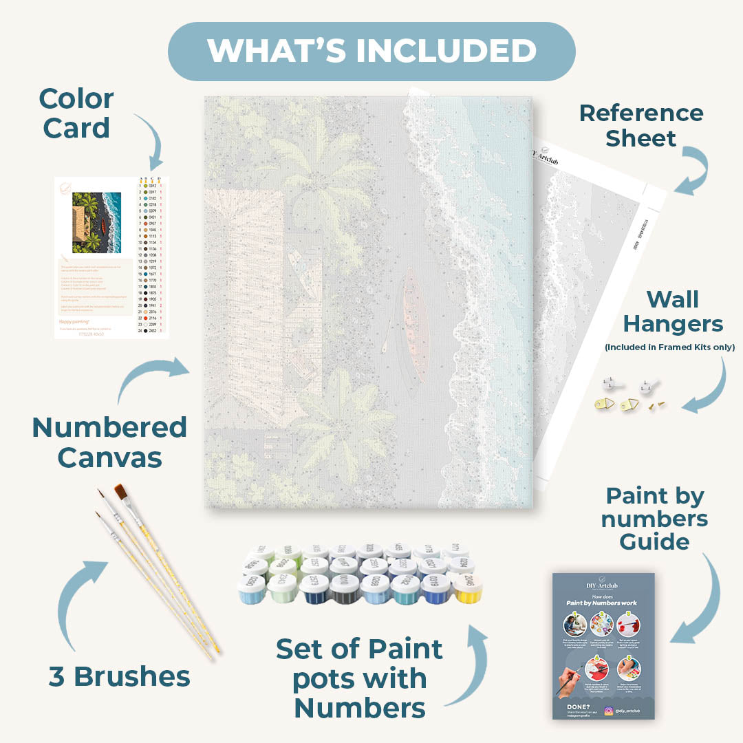 Hawaiian Hideaway | Paint by Numbers
