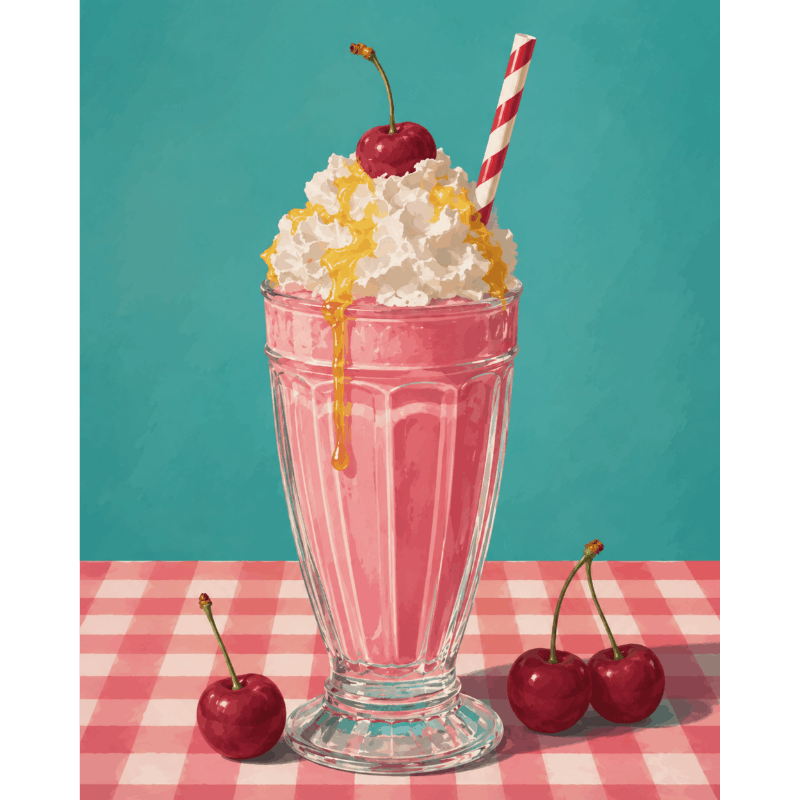 Retro Shake | Paint by Numbers