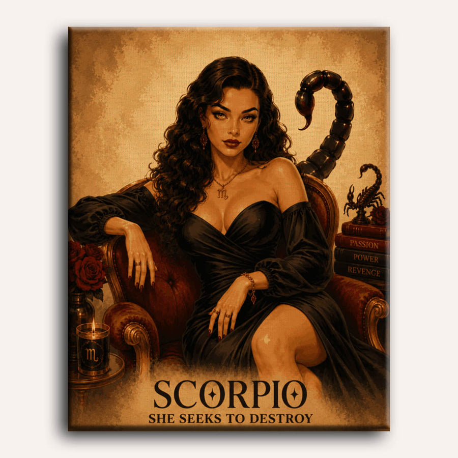 Scorpio Lady | Paint by Numbers