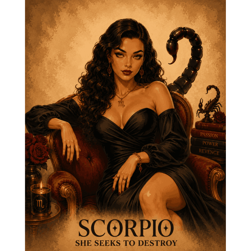Scorpio Lady | Paint by Numbers