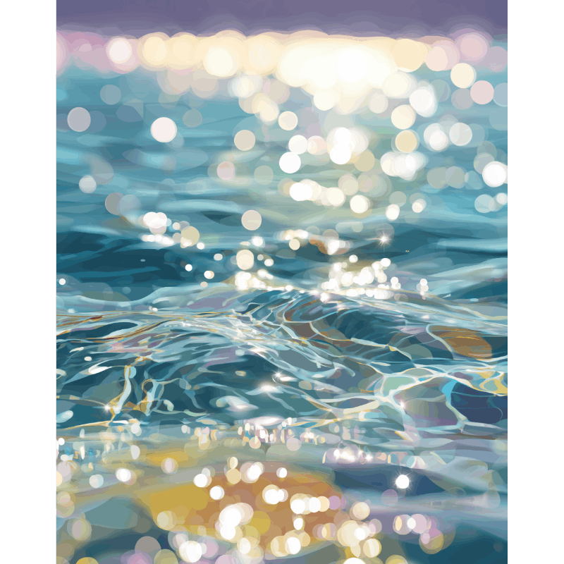 Shimmering Waters | Paint by Numbers