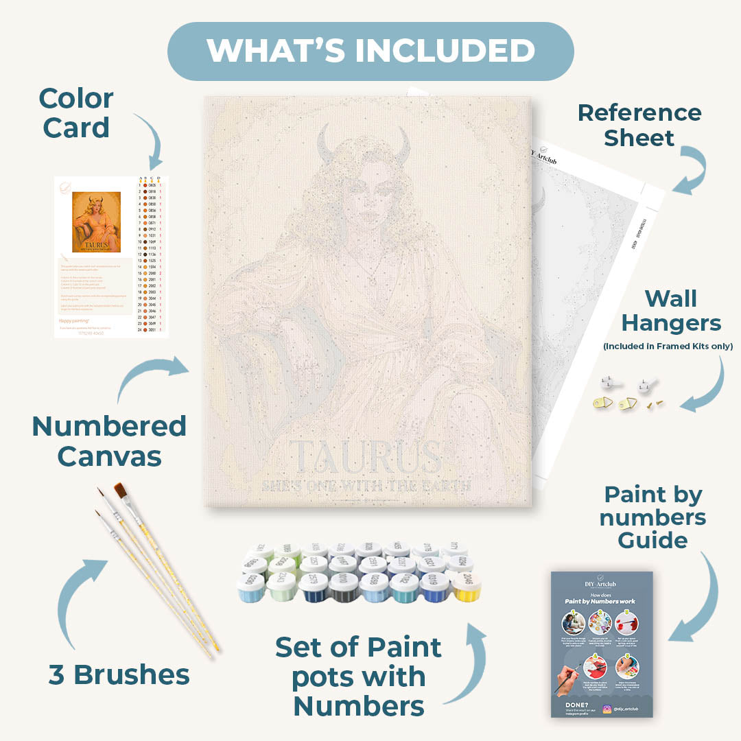 Taurus Lady | Paint by Numbers