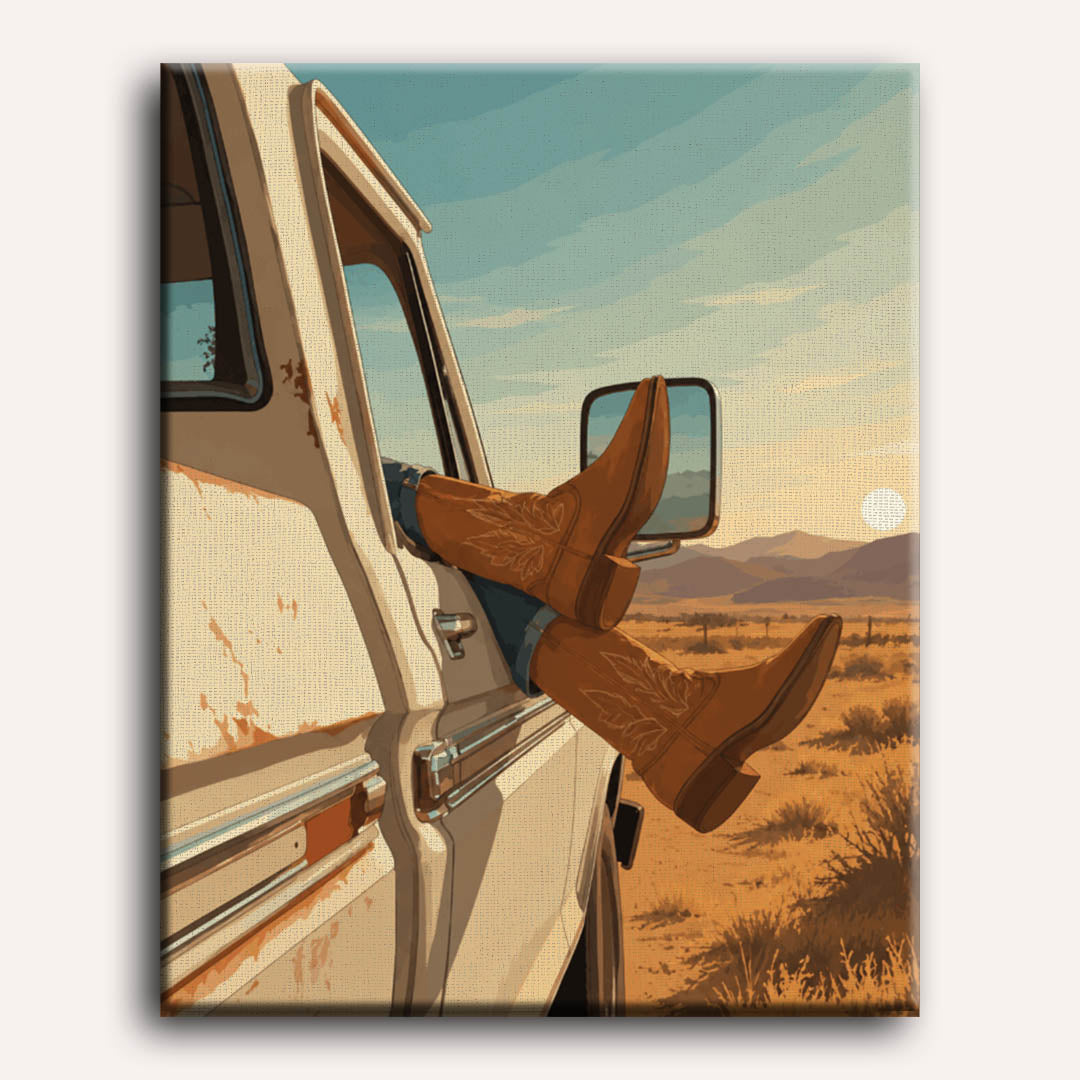 Western Roads | Paint by Numbers