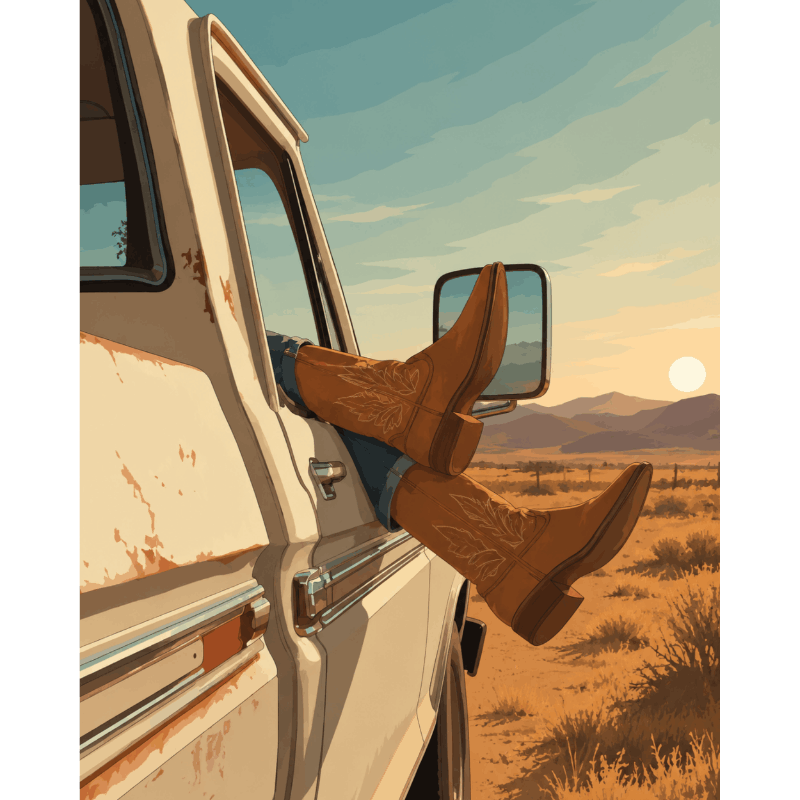 Western Roads | Paint by Numbers