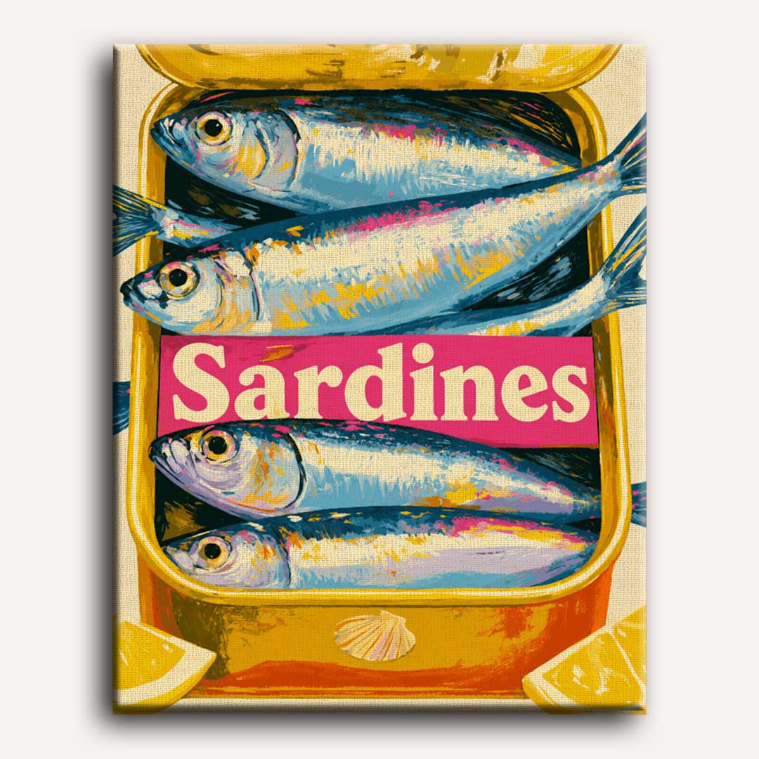 Tinned Sardines | Paint by Numbers