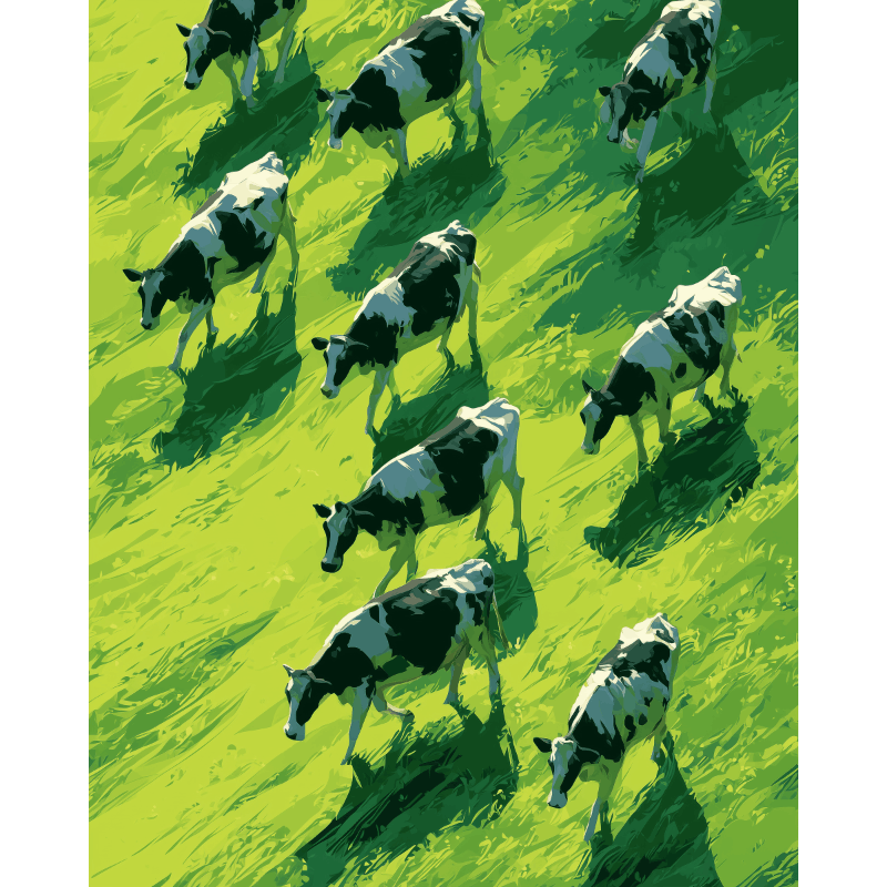 Green Pastures | Paint by Numbers