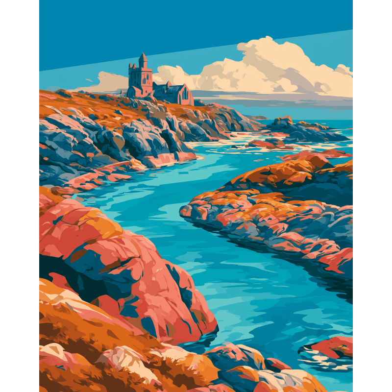 Abbey of Iona | Paint by Numbers