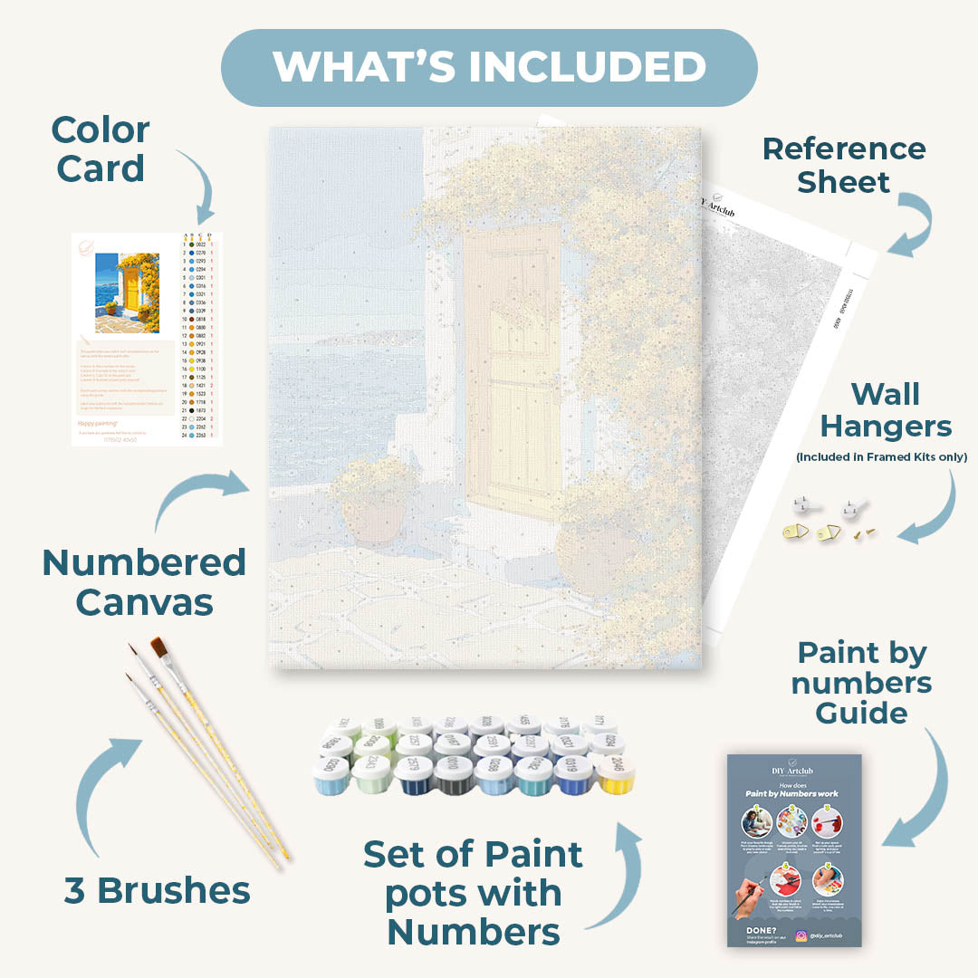 Mediterranean Welcome | Paint by Numbers