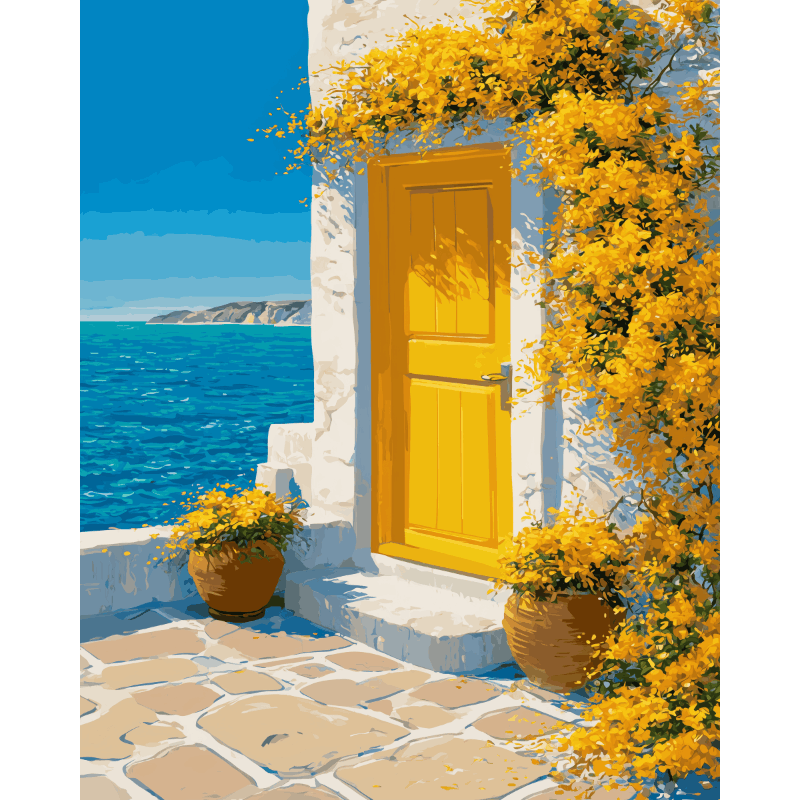 Mediterranean Welcome | Paint by Numbers