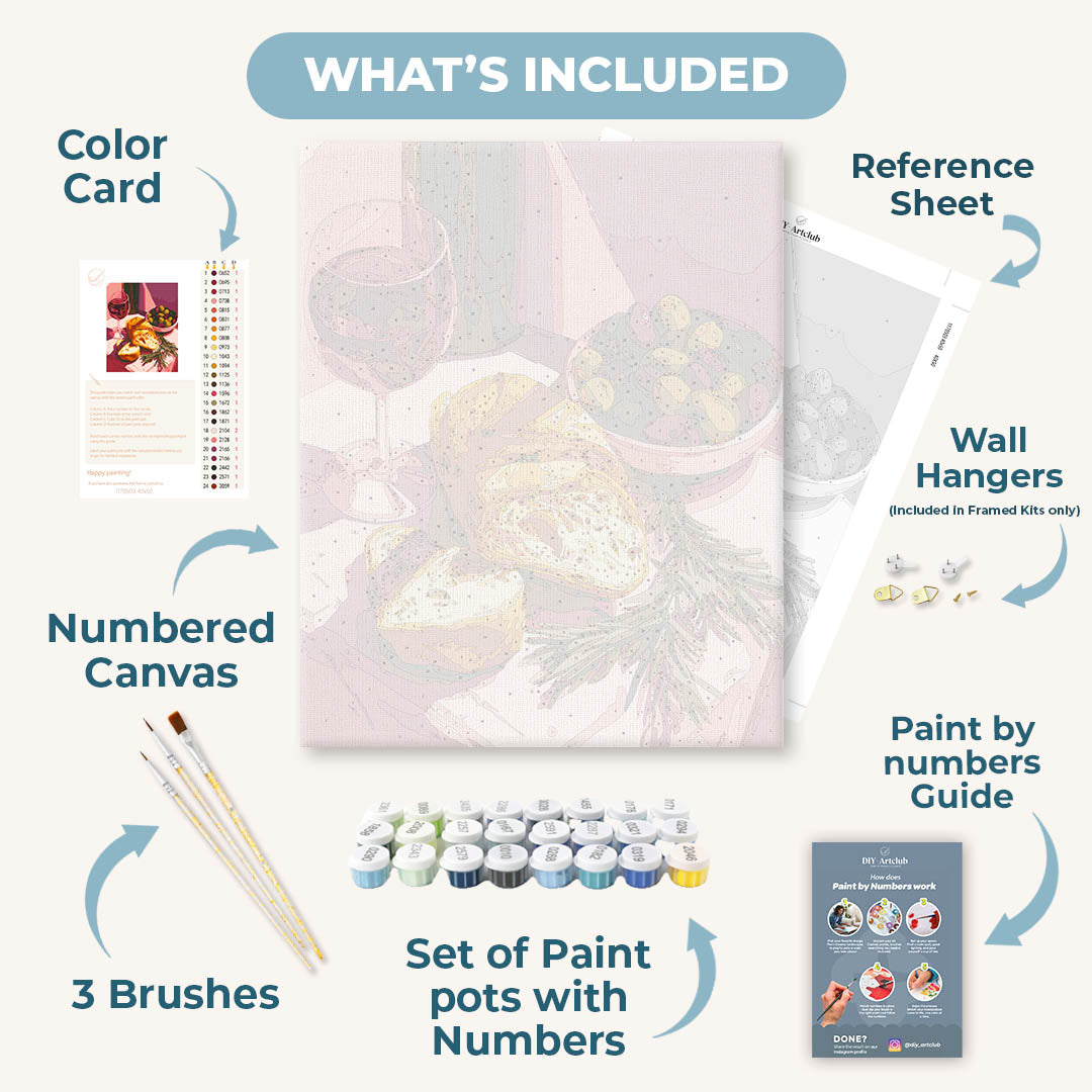 Mediterranean Aperitivo | Paint by Numbers