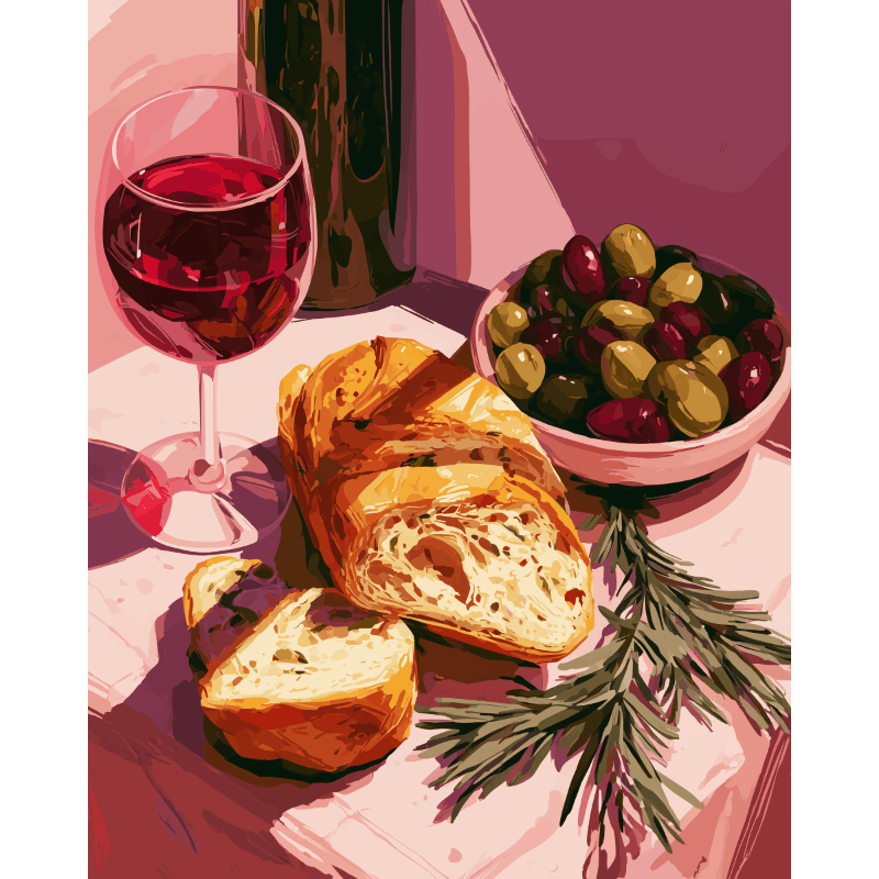 Mediterranean Aperitivo | Paint by Numbers