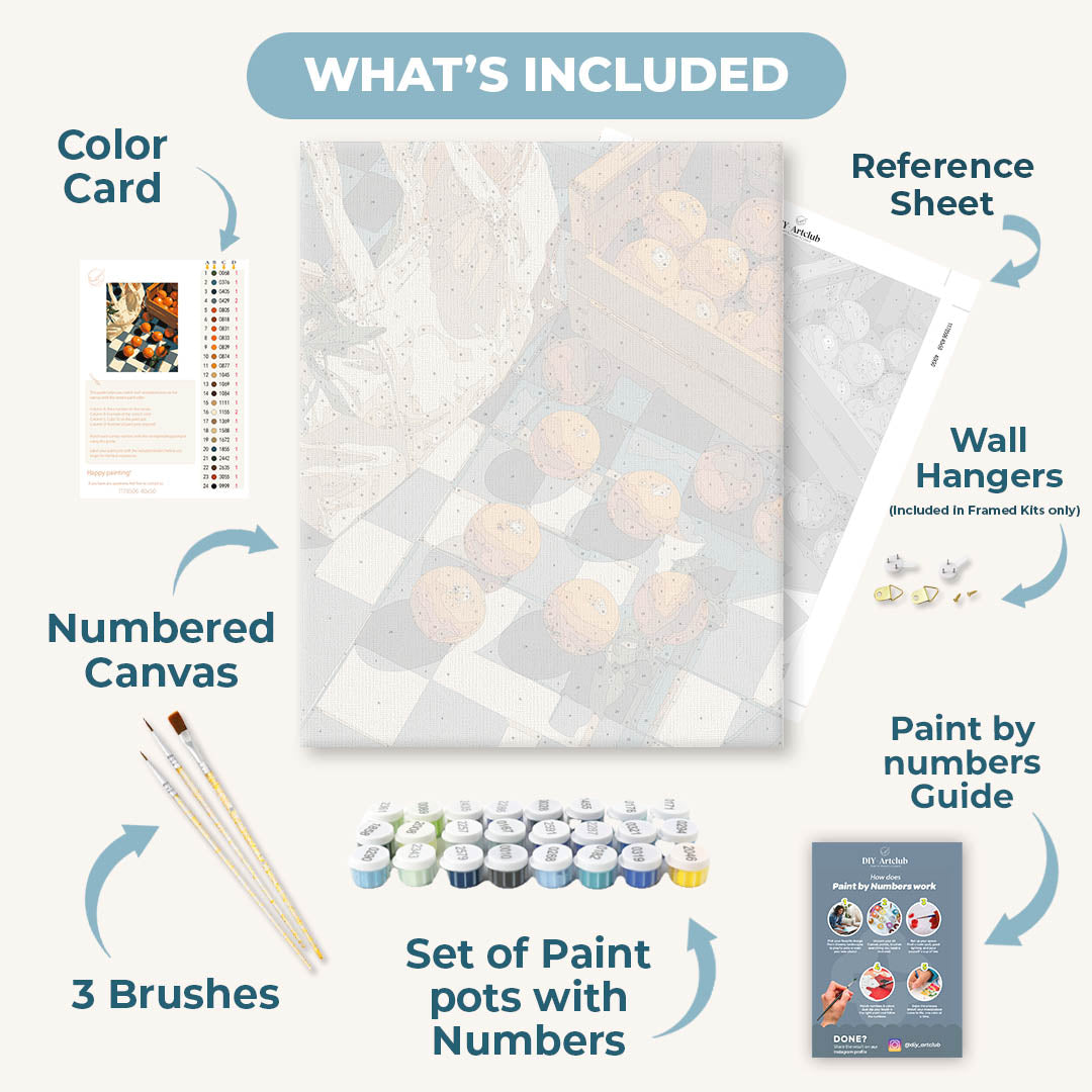Orange Crush | Paint by Numbers