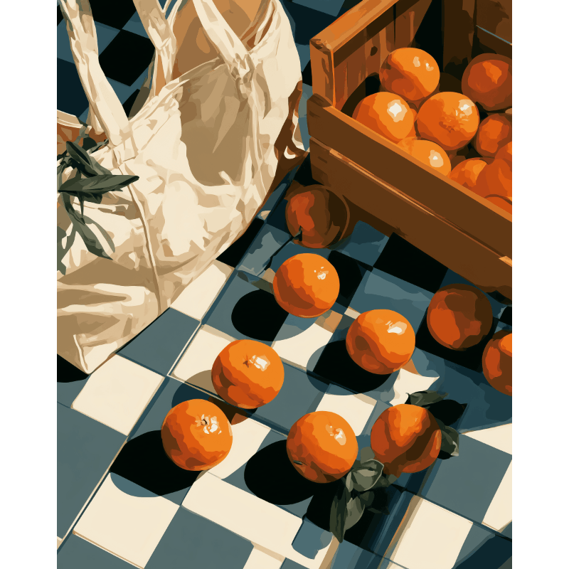 Orange Crush | Paint by Numbers
