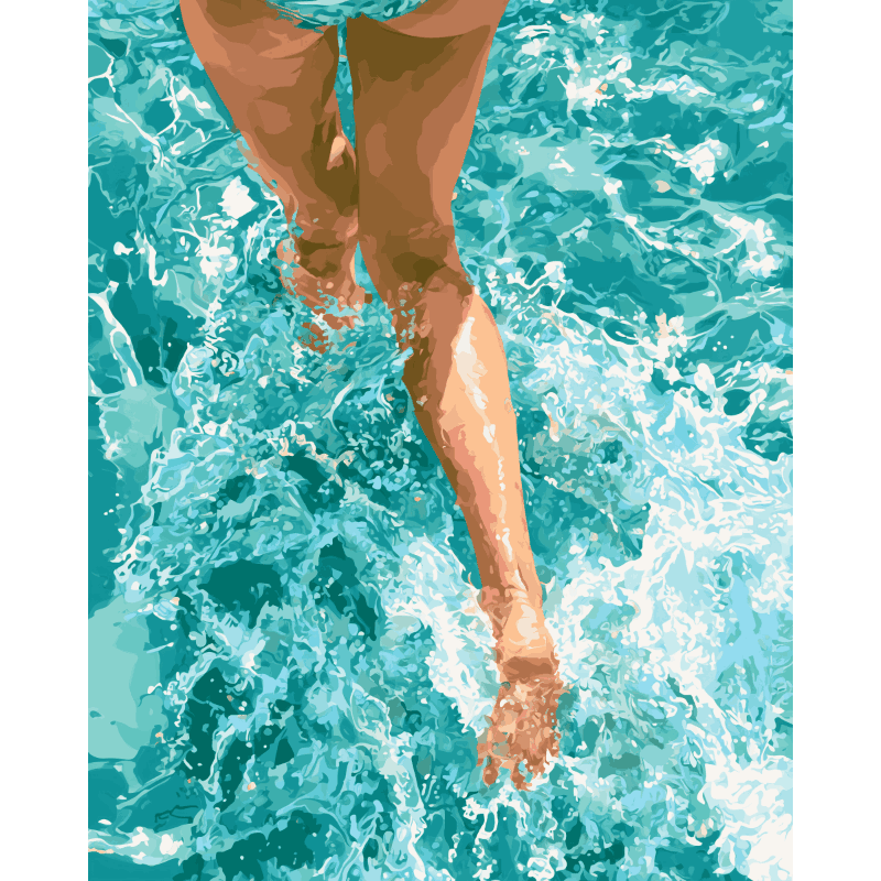 Sunlit Splash | Paint by Numbers