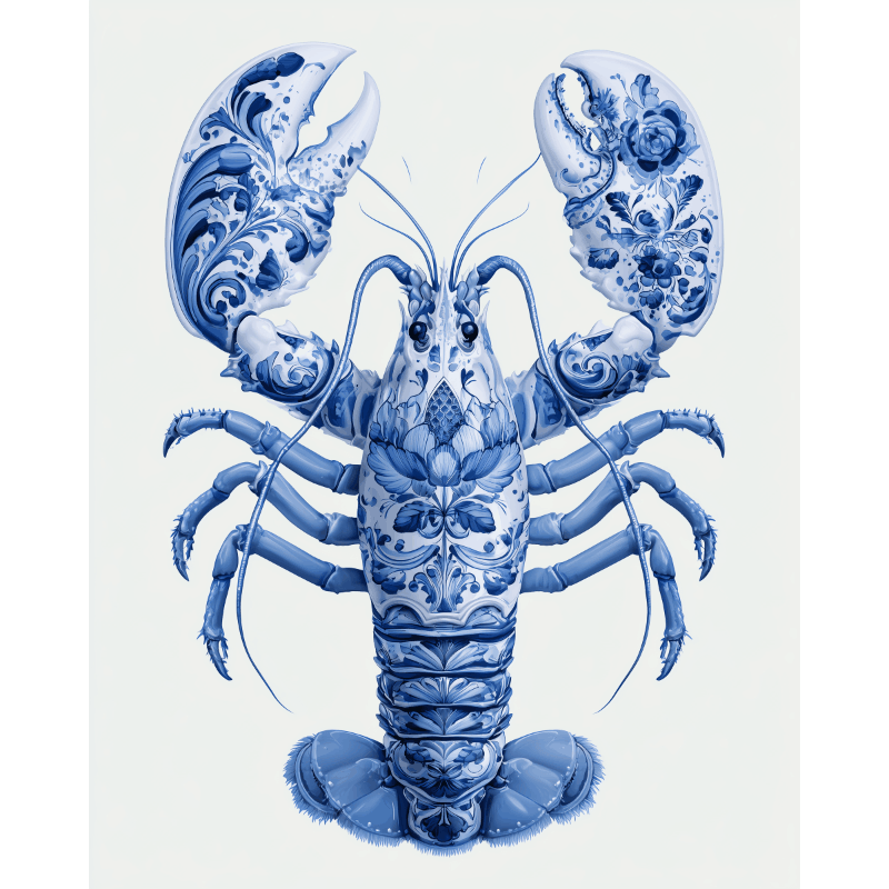 Elegant Lobster | Paint by Numbers