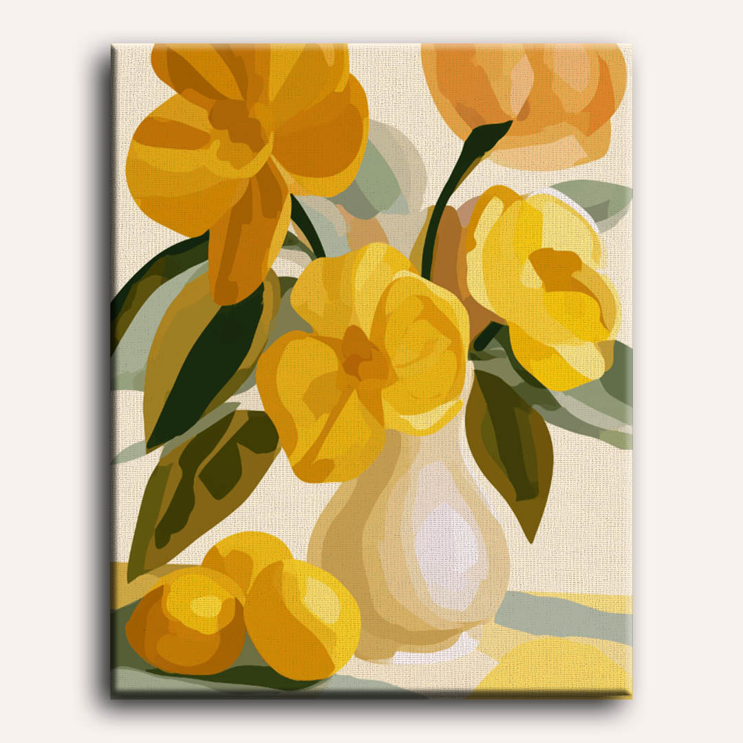 A Vase of Sunshine | Paint by Numbers