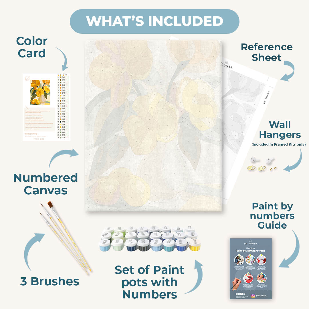 A Vase of Sunshine | Paint by Numbers