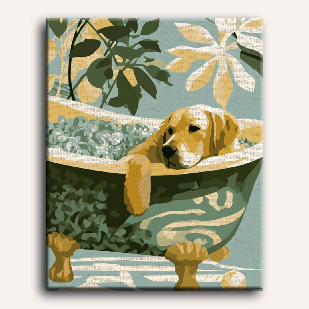 Golden Serenity | Paint by Numbers