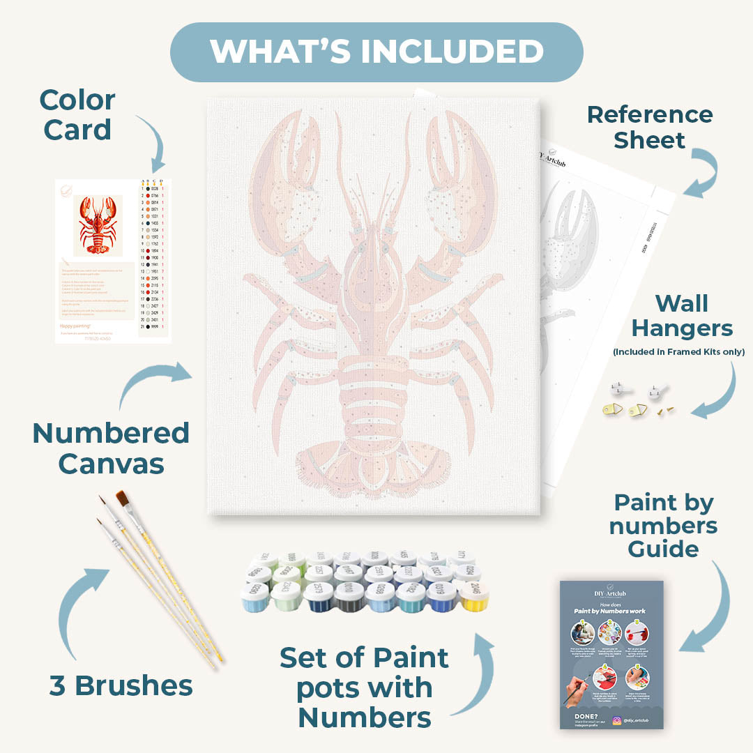 Red Lobster | Paint by Numbers