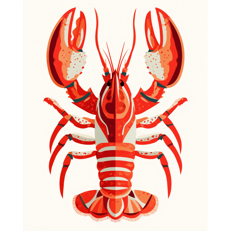 Red Lobster | Paint by Numbers