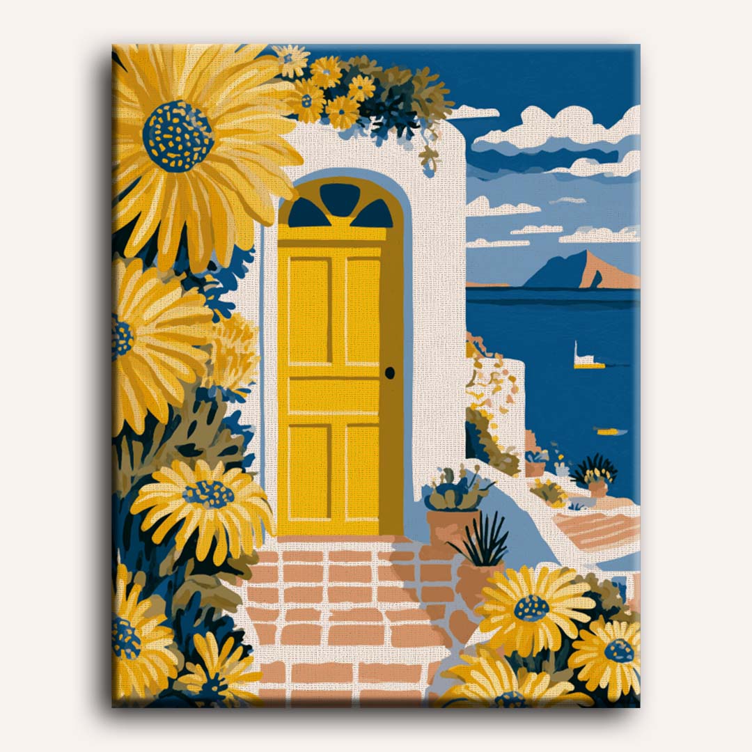 Yellow Door | Paint by Numbers