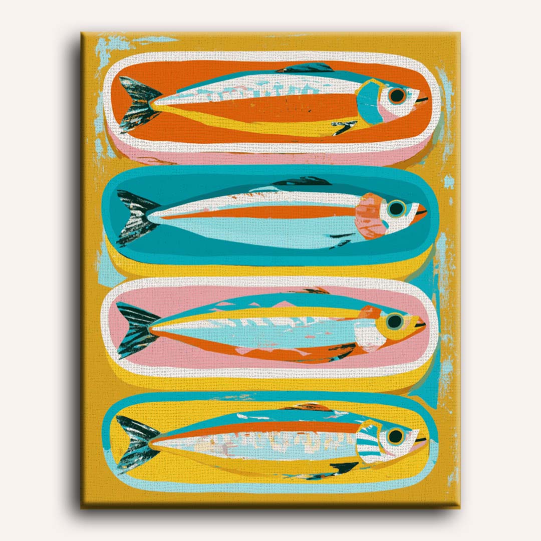 Sardines Set | Paint by Numbers
