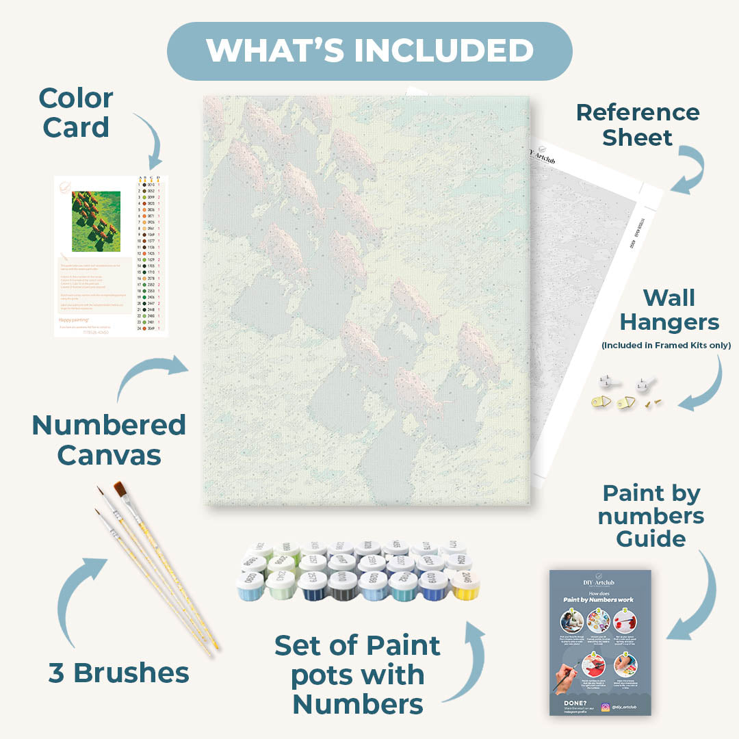 Golden Herd | Paint by Numbers