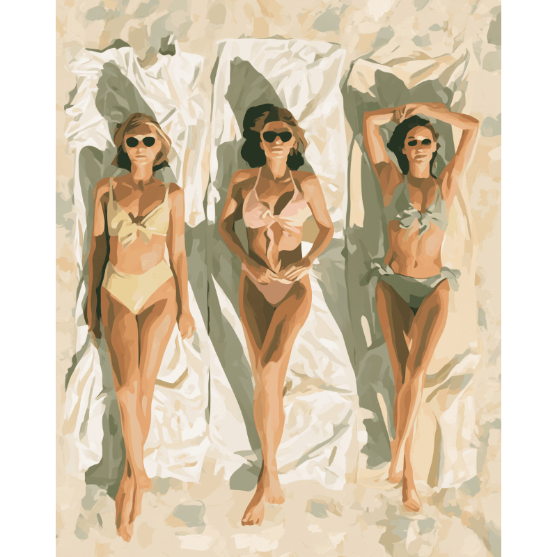 Beach Time | Paint by Numbers