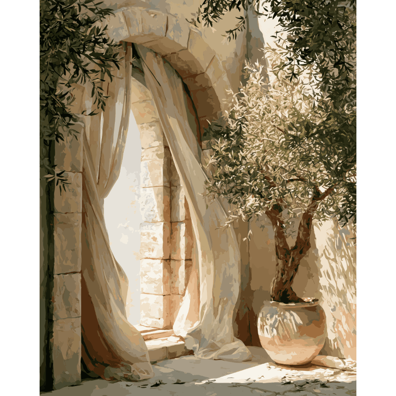 The Stone Archway | Paint by Numbers