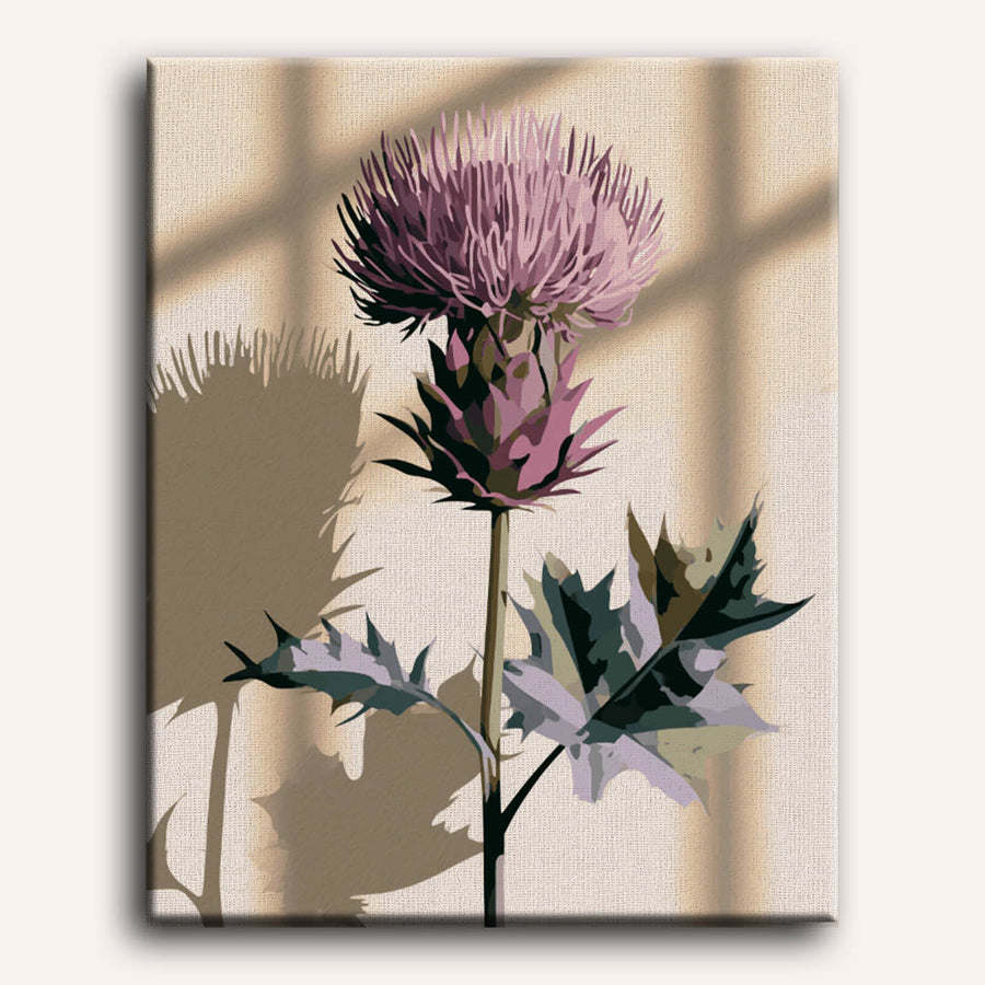 Scottish Thistle | Paint by Numbers